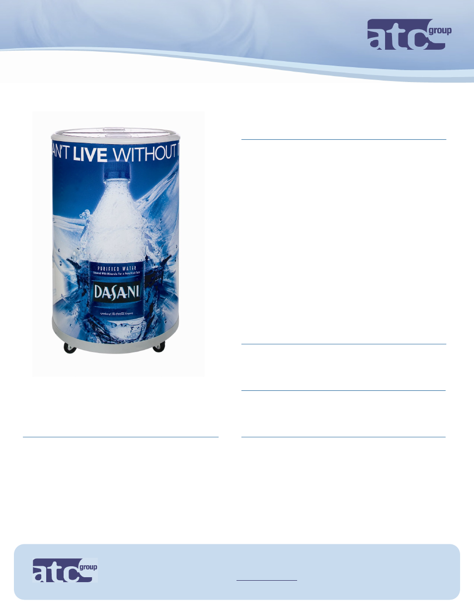 ATC Group Can Cooler CC 48 User Manual | 1 page