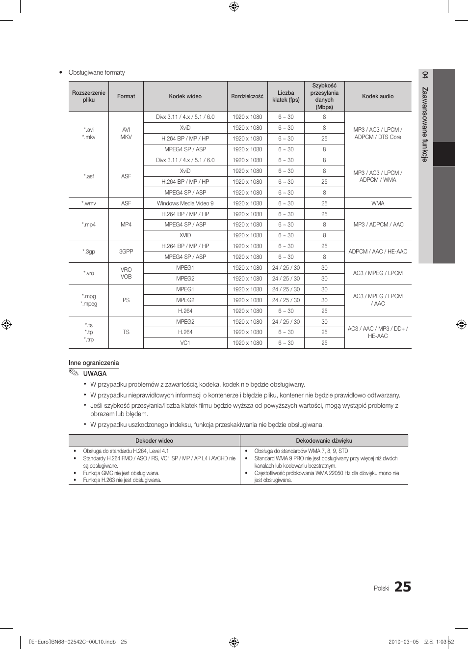 Samsung LE32C530F1W User Manual | Page 101 / 381