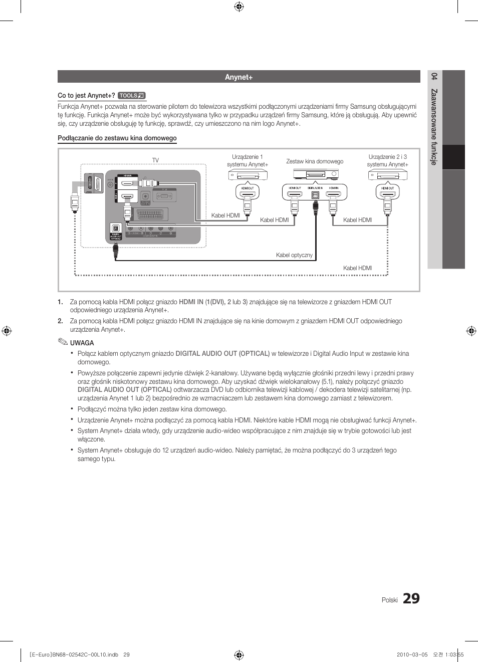 Samsung LE32C530F1W User Manual | Page 105 / 381