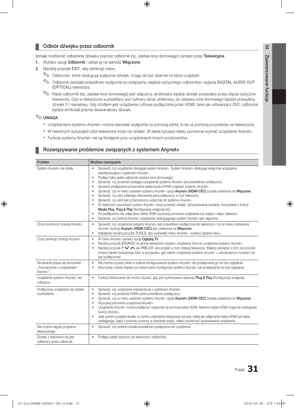 Samsung LE32C530F1W User Manual | Page 107 / 381
