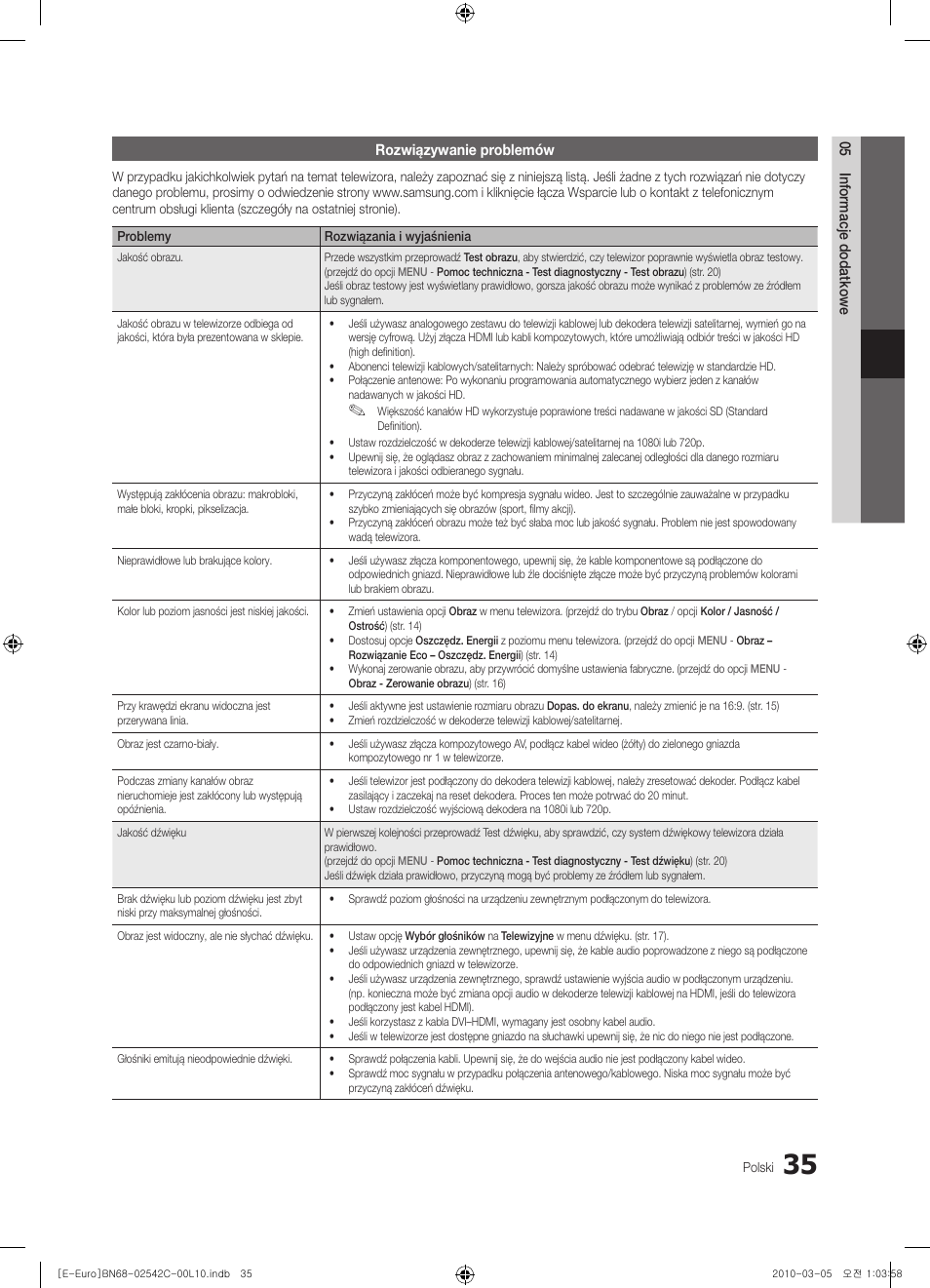 Samsung LE32C530F1W User Manual | Page 111 / 381