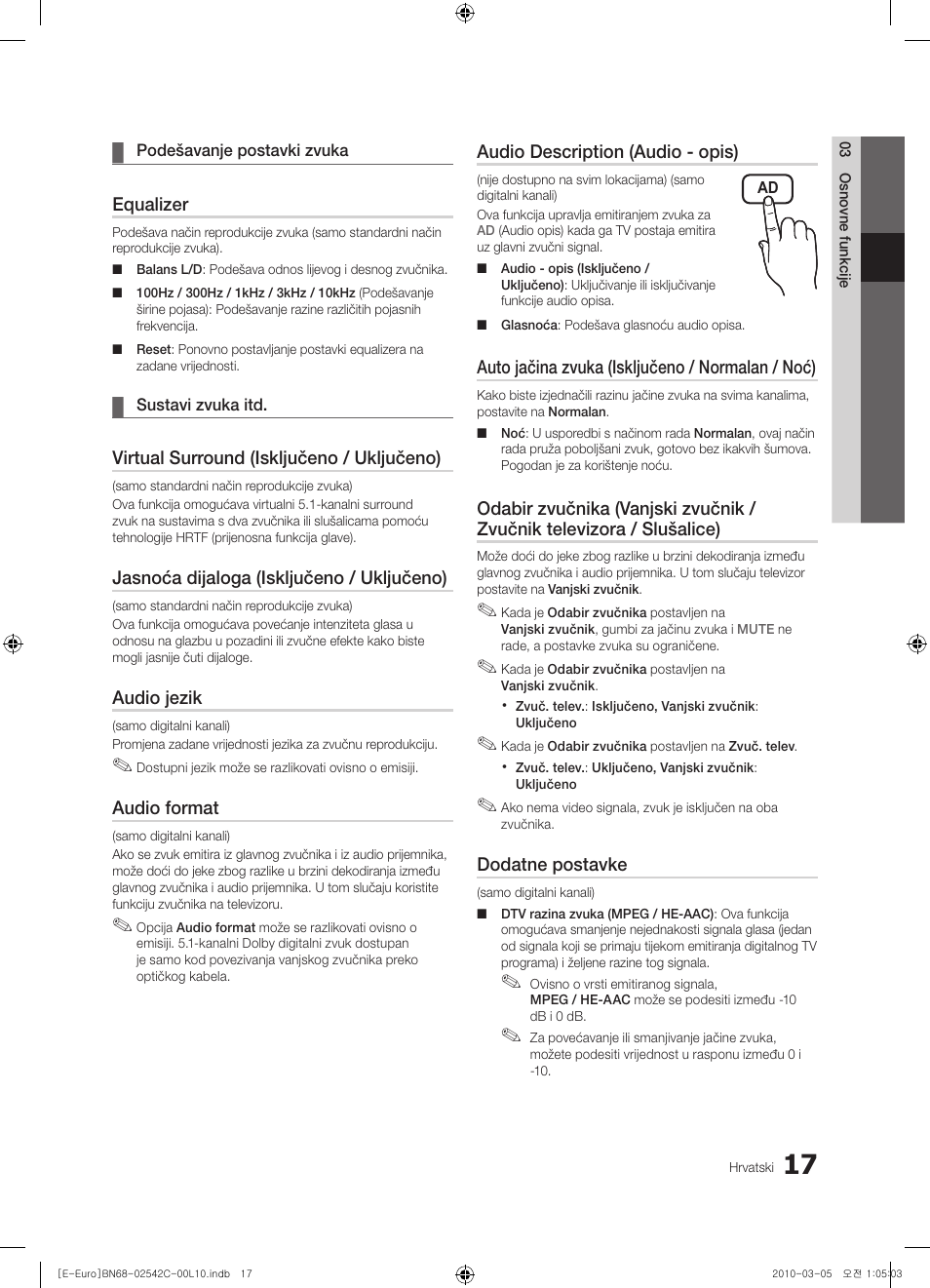 Samsung LE32C530F1W User Manual | Page 207 / 381
