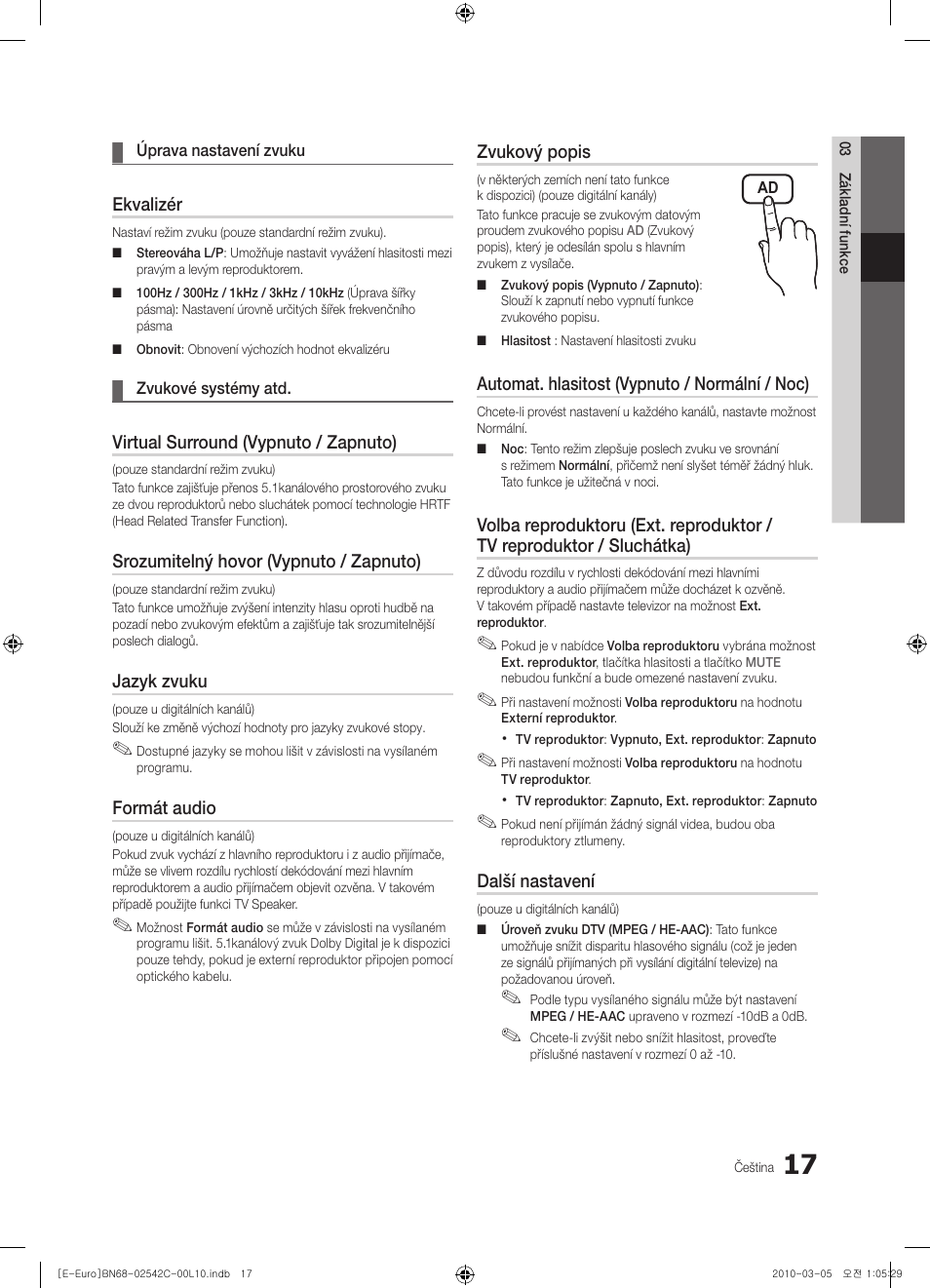 Samsung LE32C530F1W User Manual | Page 245 / 381