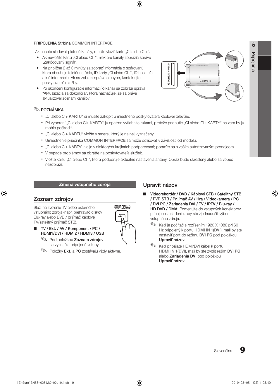 Samsung LE32C530F1W User Manual | Page 275 / 381