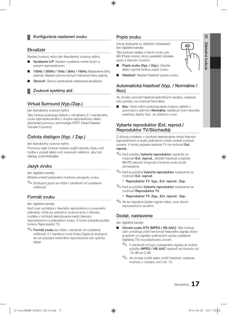 Samsung LE32C530F1W User Manual | Page 283 / 381