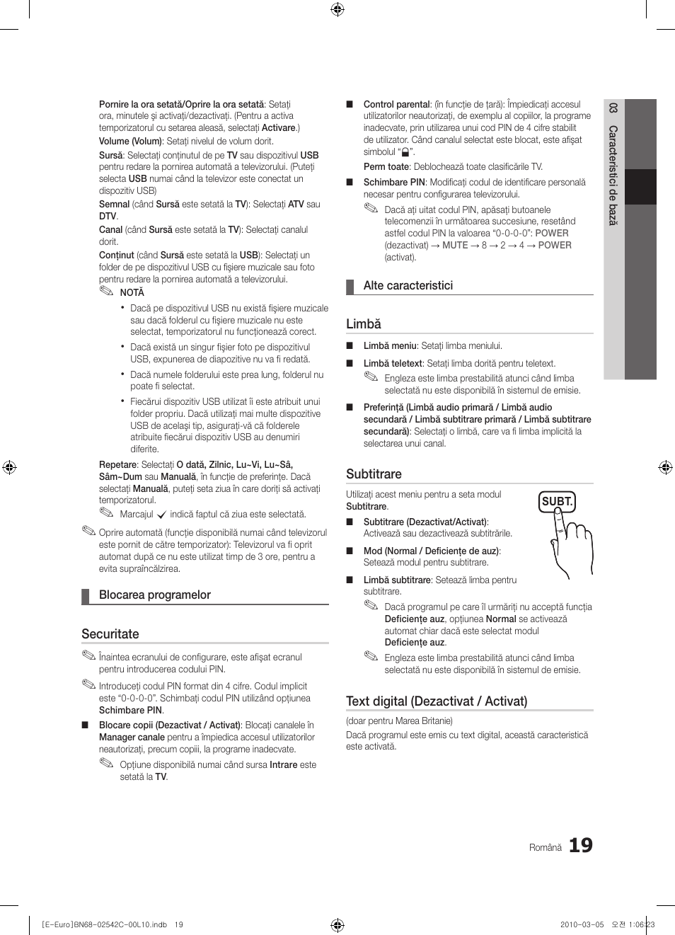 Samsung LE32C530F1W User Manual | Page 323 / 381