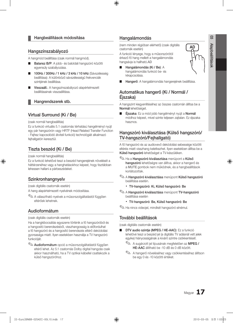 Samsung LE32C530F1W User Manual | Page 55 / 381