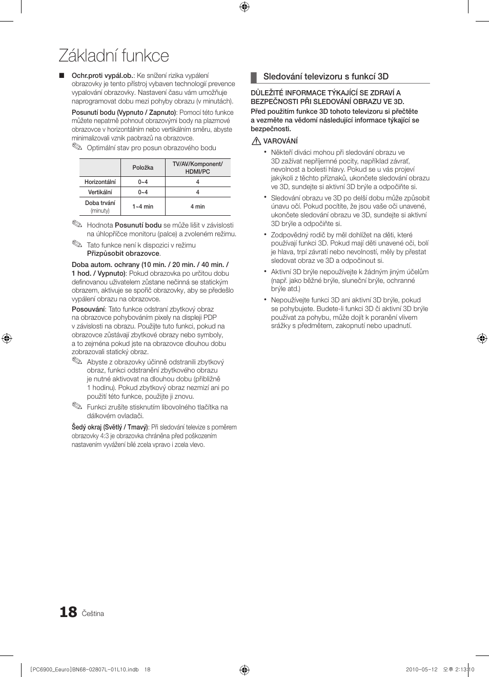 Základní funkce | Samsung PS50C6900YW User Manual | Page 390 / 620