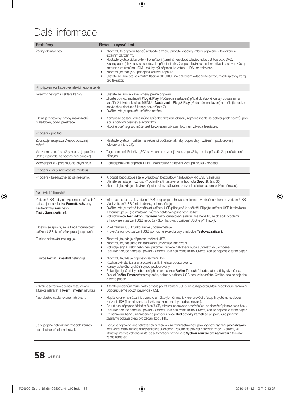 Další informace | Samsung PS50C6900YW User Manual | Page 430 / 620