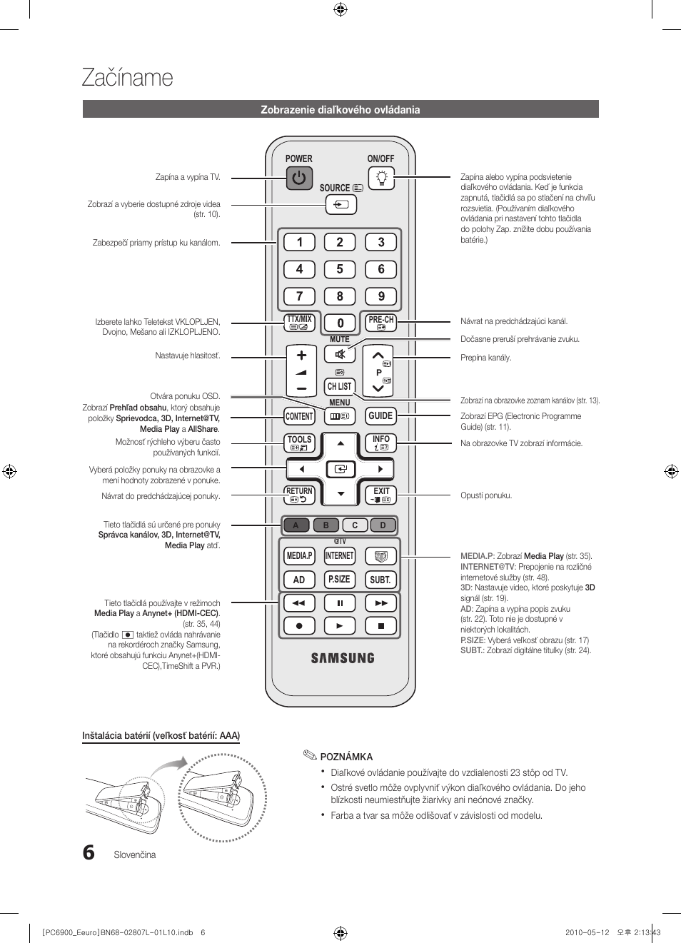 Začíname | Samsung PS50C6900YW User Manual | Page 440 / 620