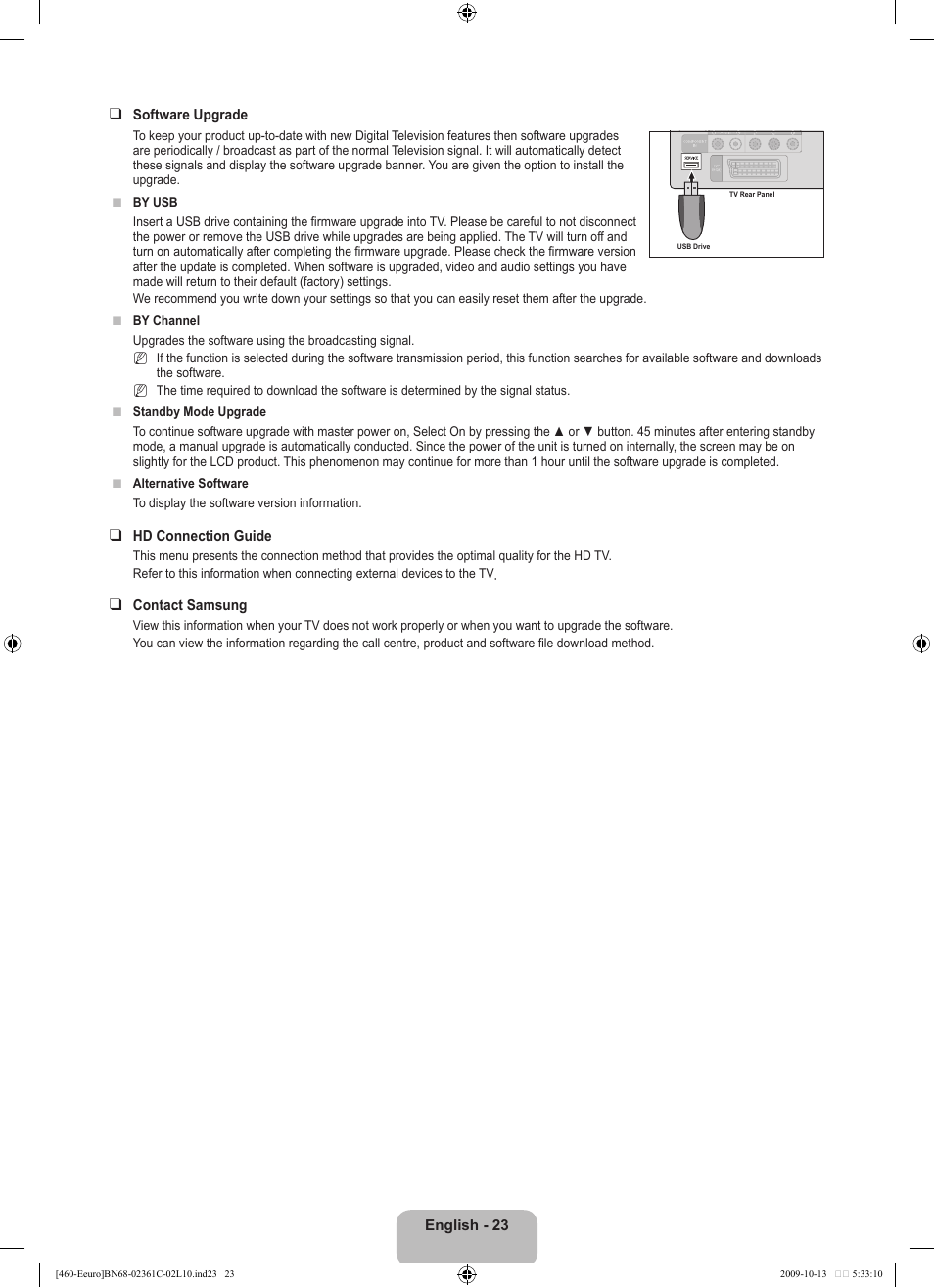 Samsung LE32B460B2W User Manual | Page 25 / 328
