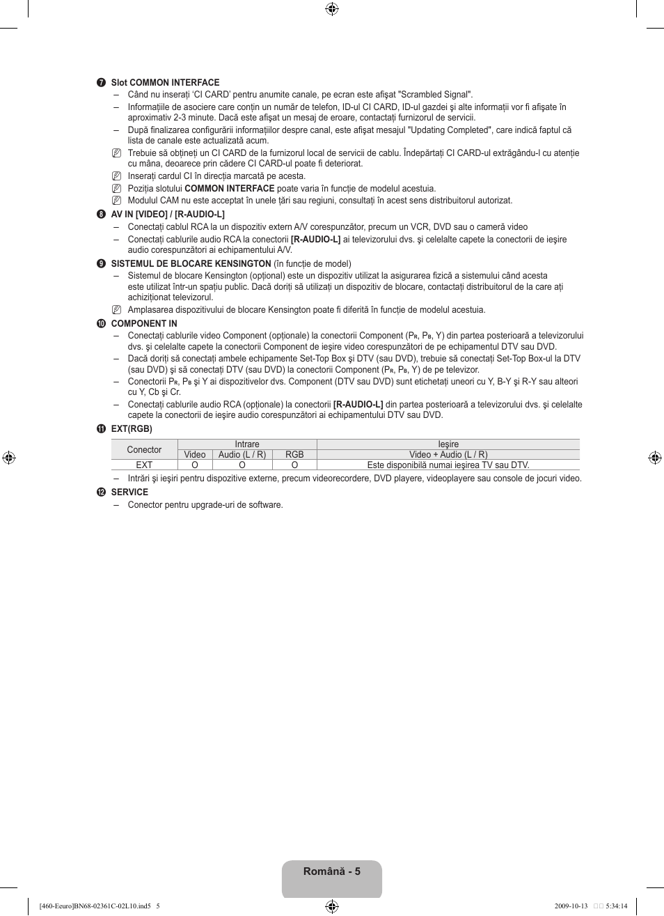 Samsung LE32B460B2W User Manual | Page 263 / 328