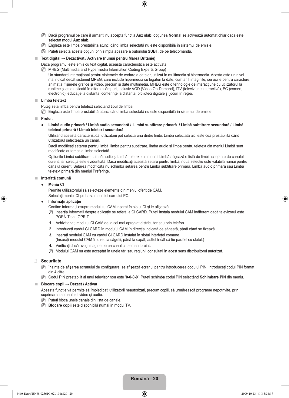 Samsung LE32B460B2W User Manual | Page 278 / 328