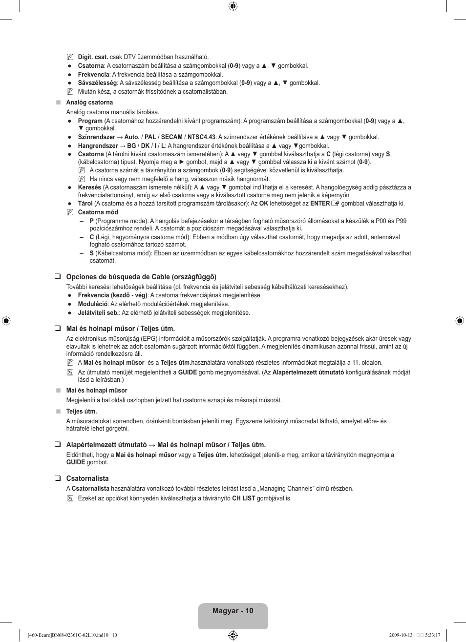 Samsung LE32B460B2W User Manual | Page 44 / 328