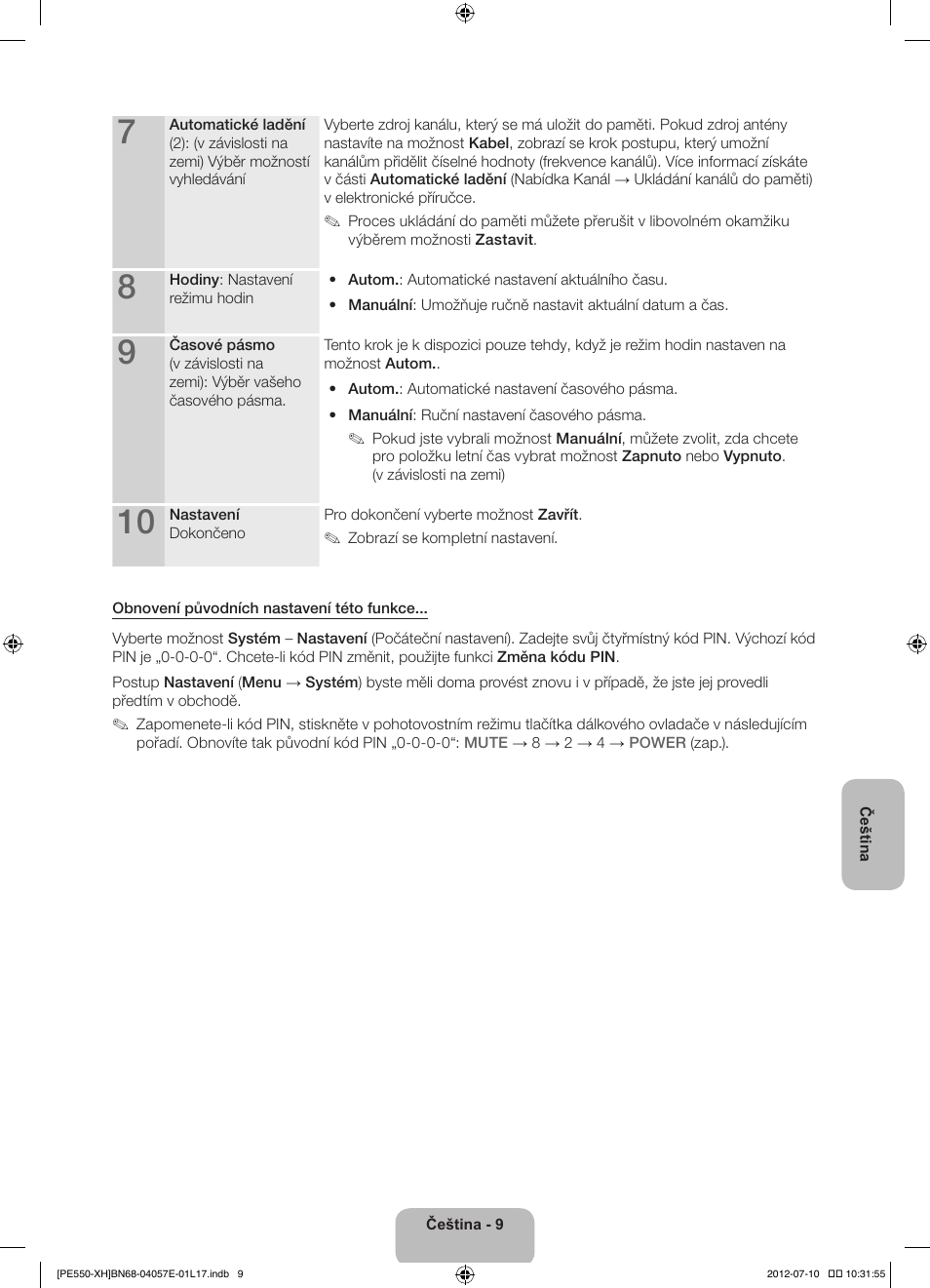 Samsung PS51E550D1W User Manual | Page 141 / 374