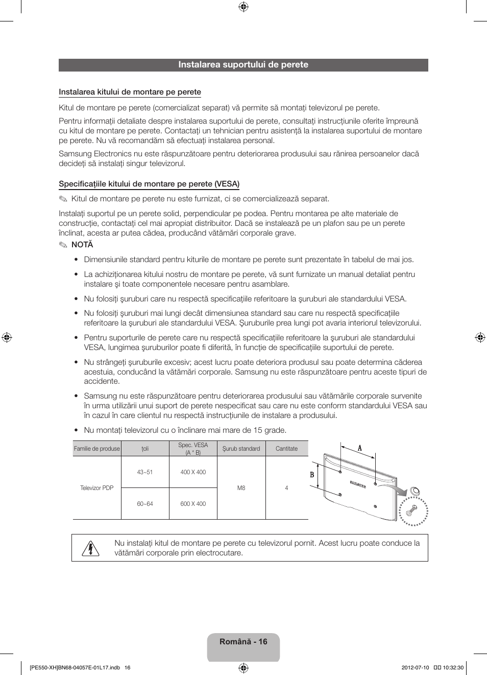 Samsung PS51E550D1W User Manual | Page 192 / 374