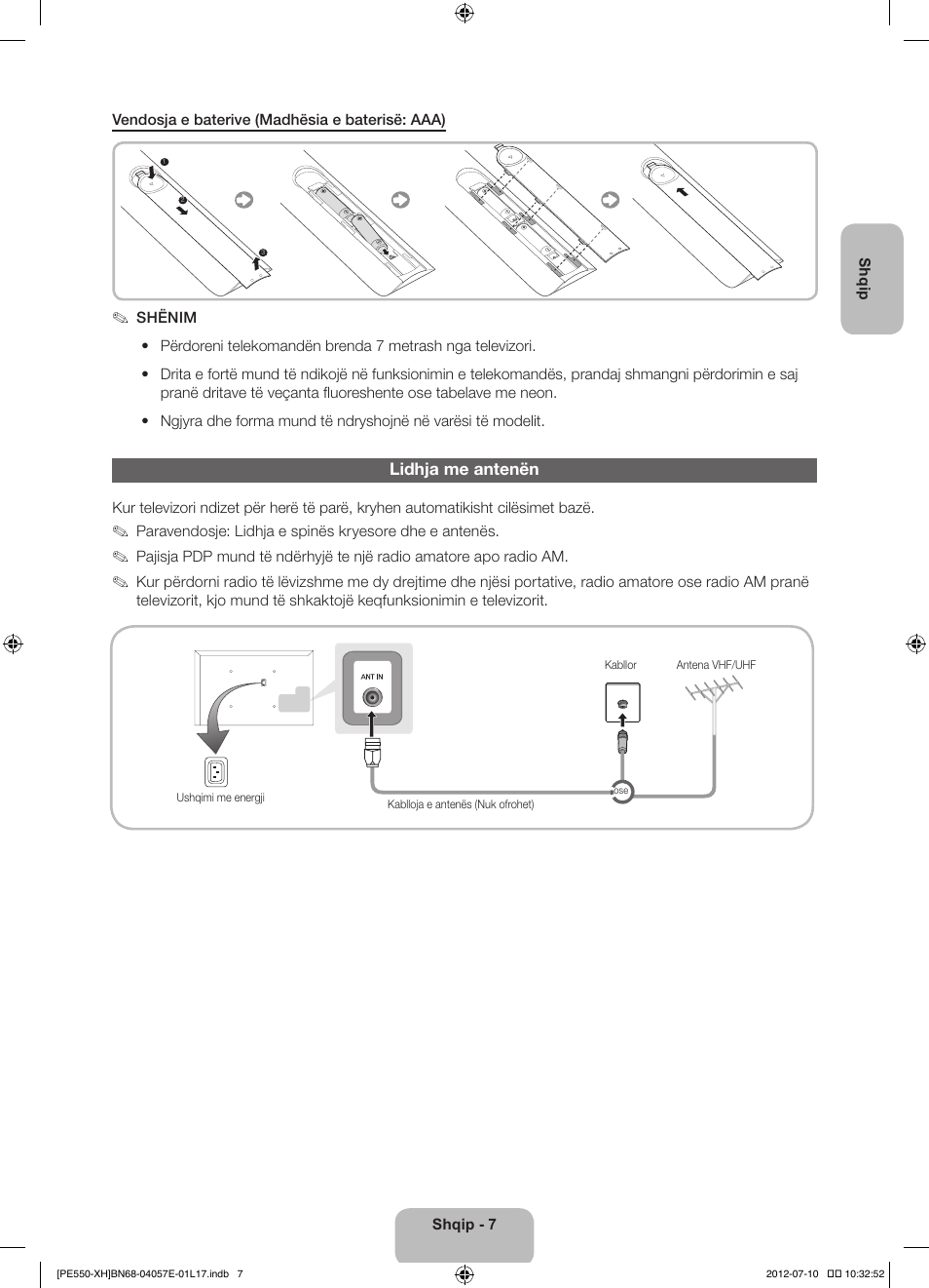 Samsung PS51E550D1W User Manual | Page 227 / 374