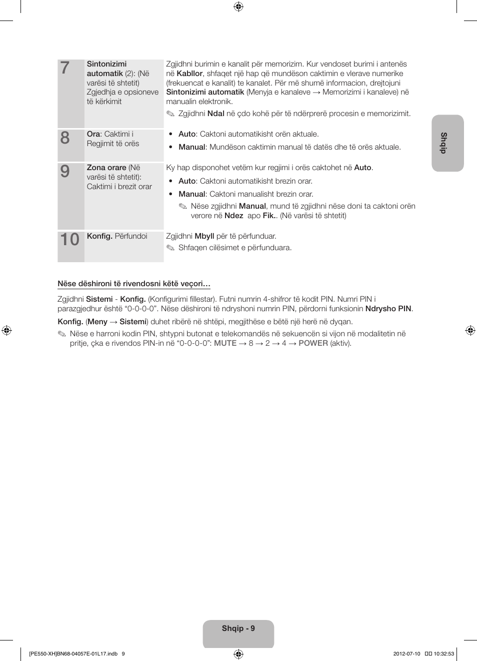 Samsung PS51E550D1W User Manual | Page 229 / 374