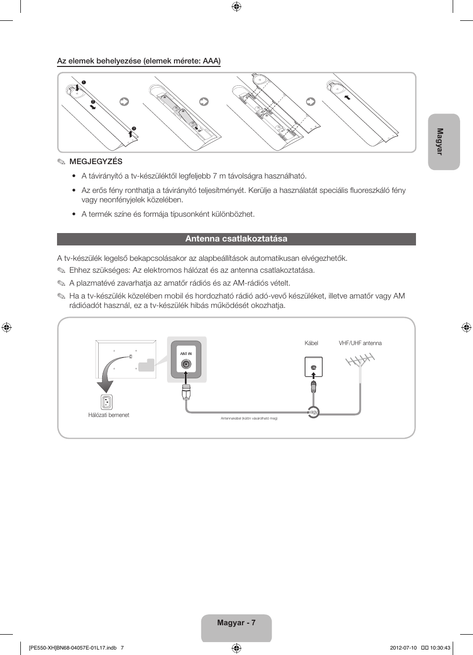 Samsung PS51E550D1W User Manual | Page 29 / 374