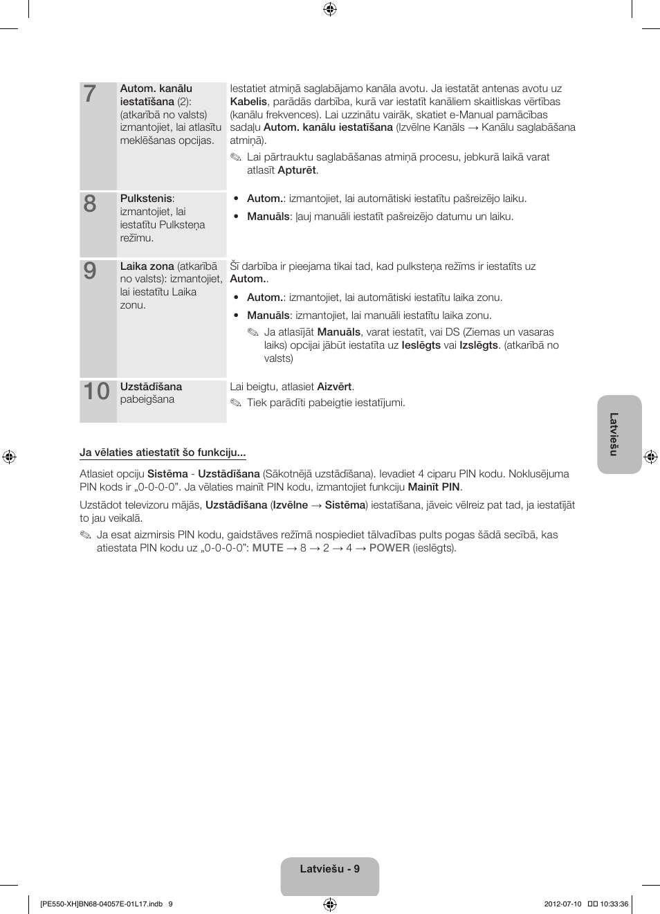 Samsung PS51E550D1W User Manual | Page 295 / 374