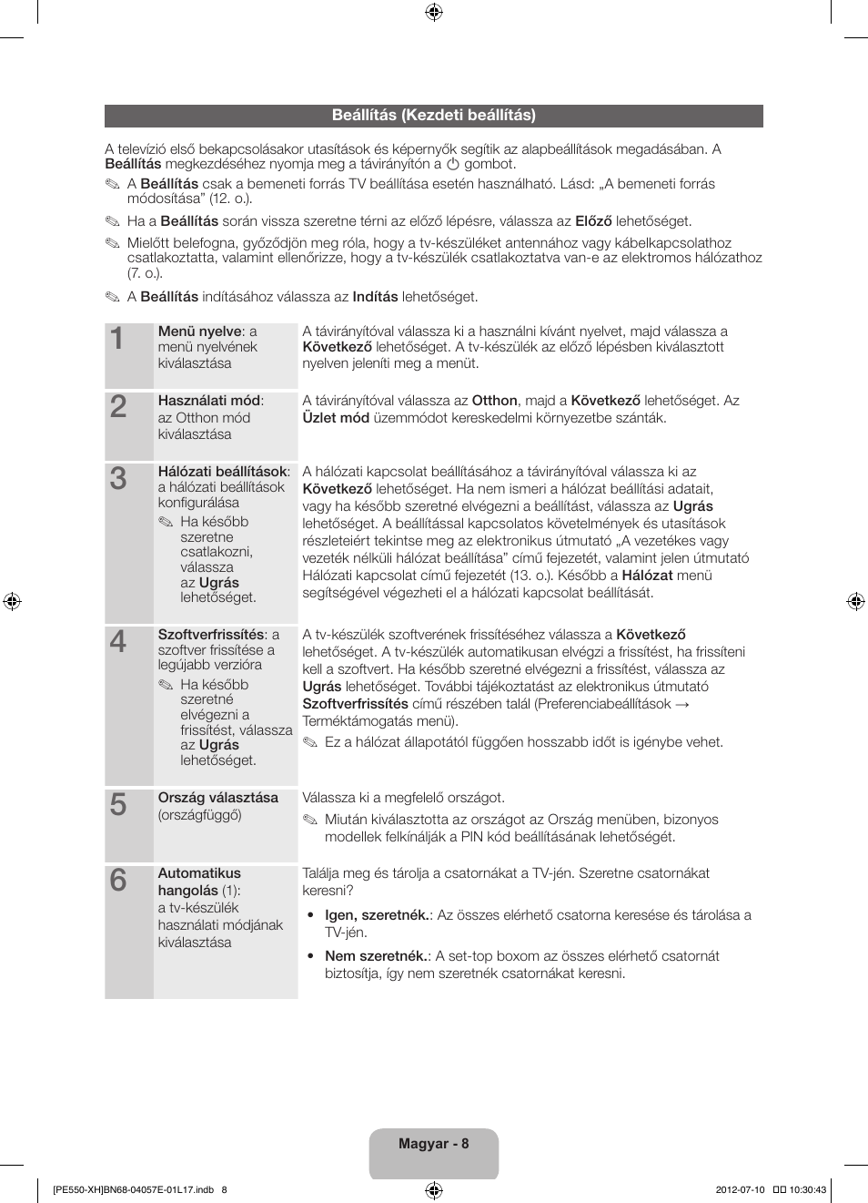 Samsung PS51E550D1W User Manual | Page 30 / 374