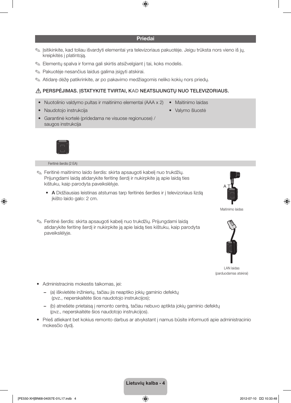 Samsung PS51E550D1W User Manual | Page 312 / 374