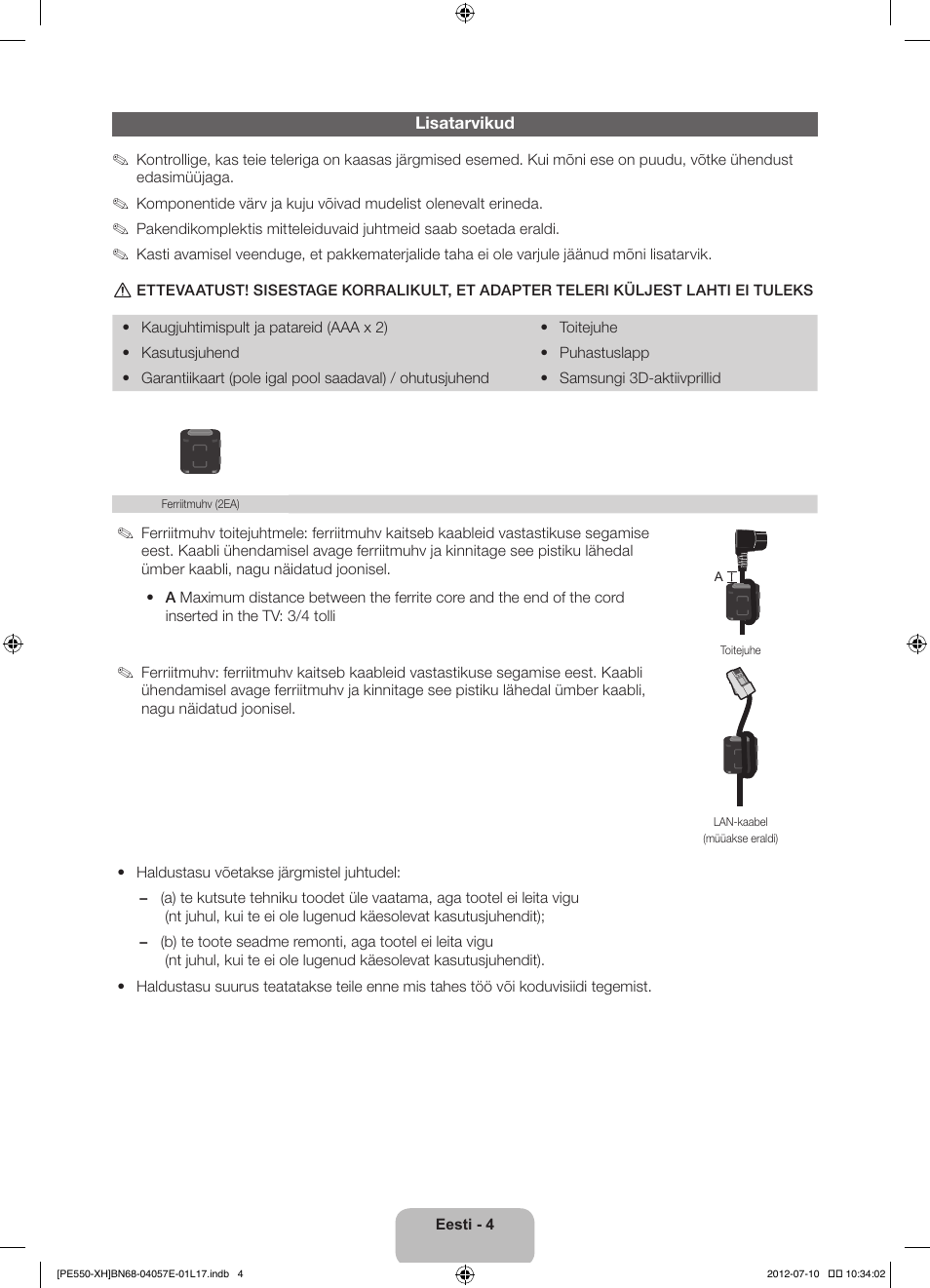 Samsung PS51E550D1W User Manual | Page 334 / 374