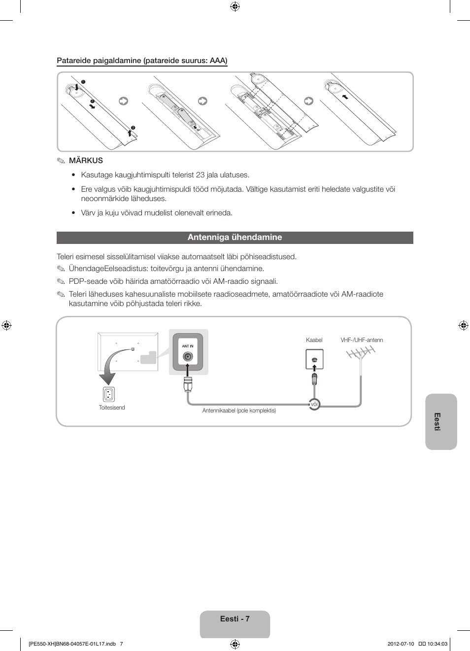 Samsung PS51E550D1W User Manual | Page 337 / 374
