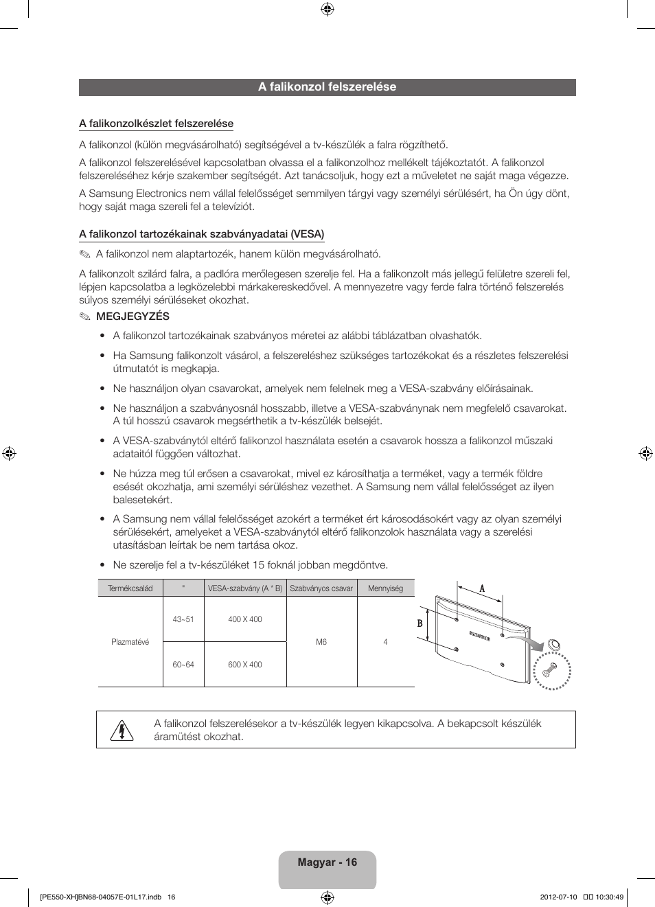 Samsung PS51E550D1W User Manual | Page 38 / 374