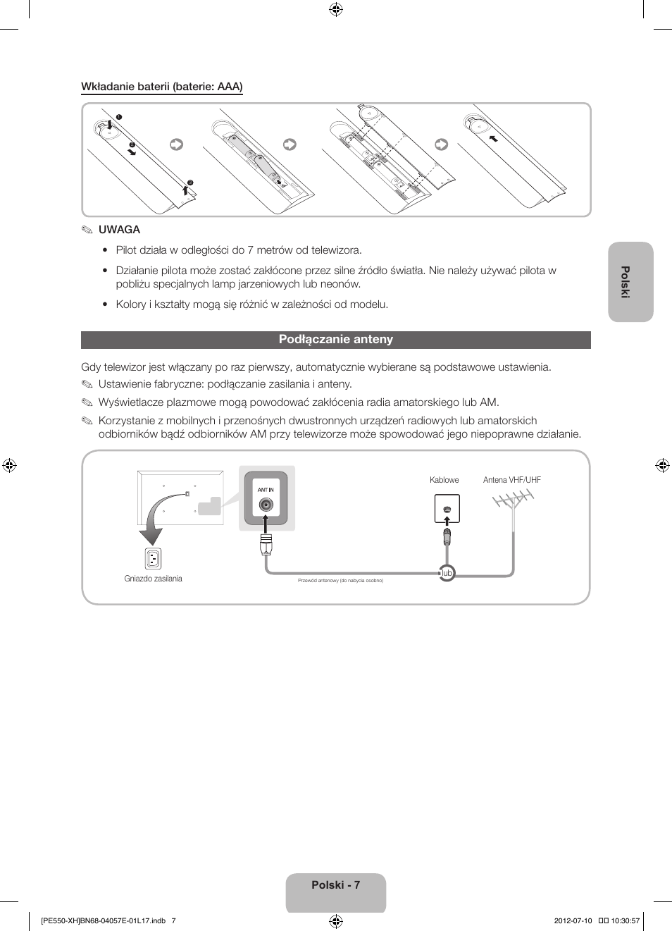 Samsung PS51E550D1W User Manual | Page 51 / 374