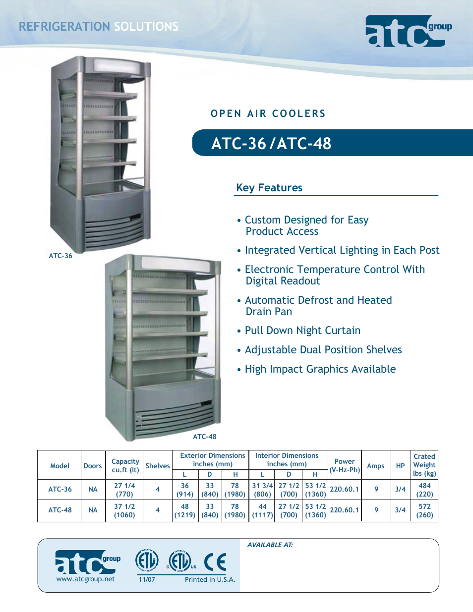 ATC Group ATC36 User Manual | 2 pages