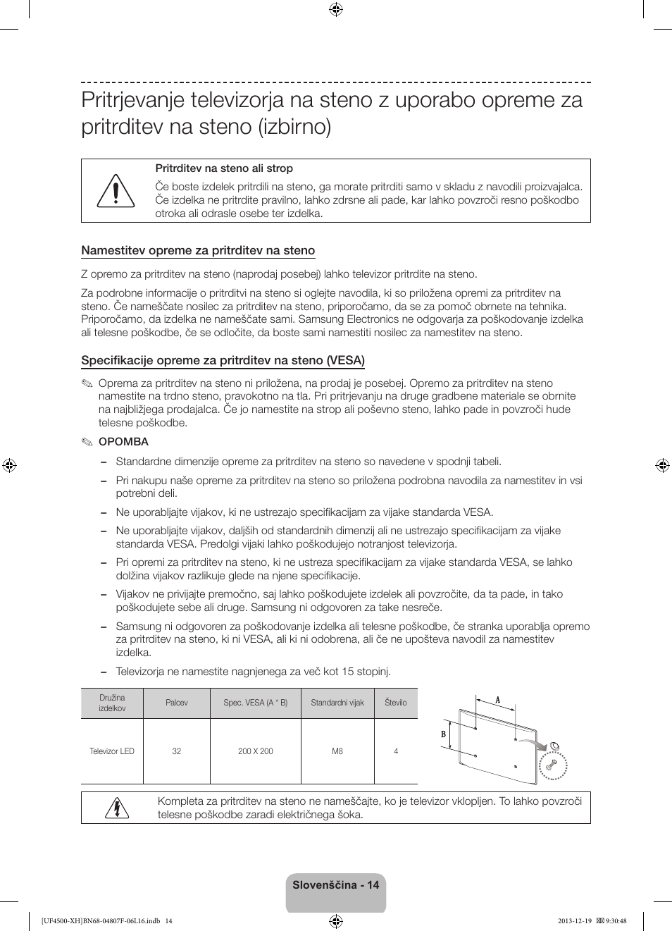 Samsung UE32F4500AW User Manual | Page 230 / 289