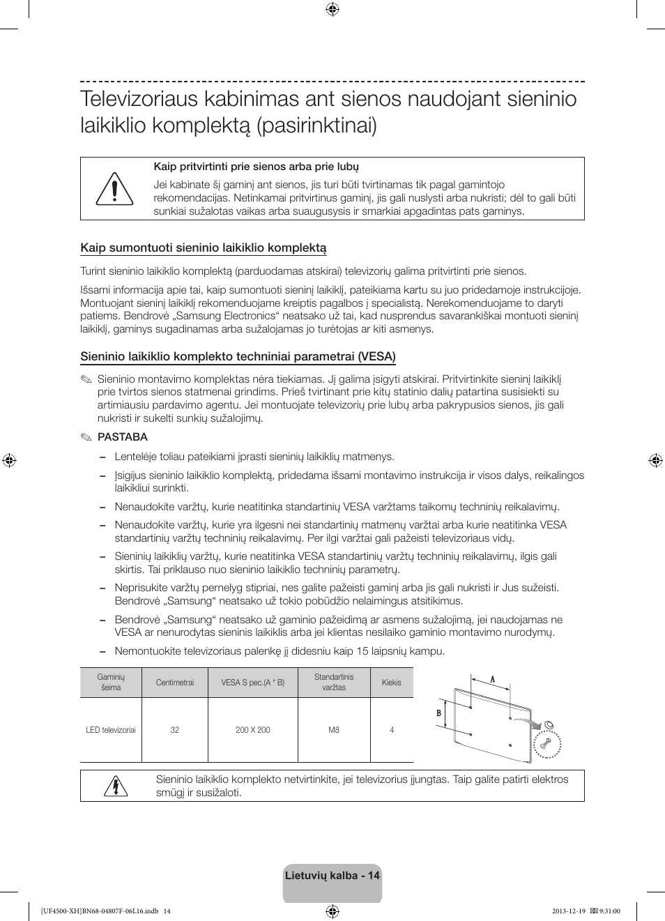 Samsung UE32F4500AW User Manual | Page 266 / 289