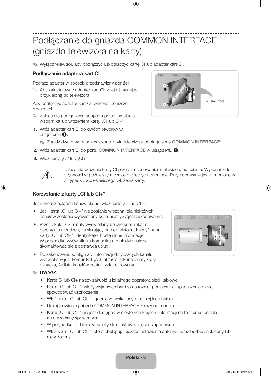 Samsung UE32F4500AW User Manual | Page 44 / 289