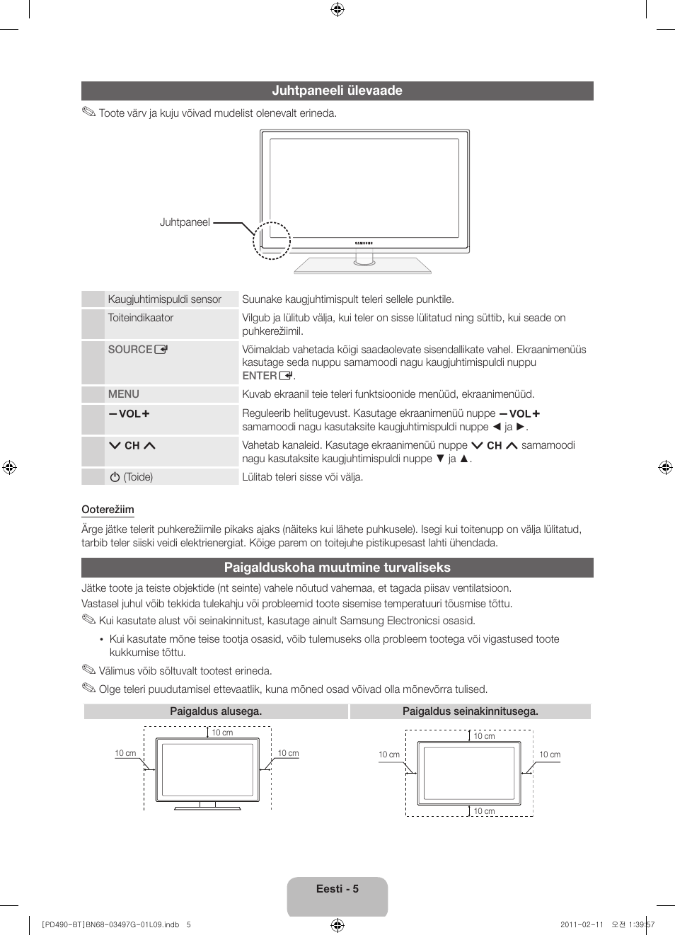 Samsung PS43D490A1W User Manual | Page 115 / 166