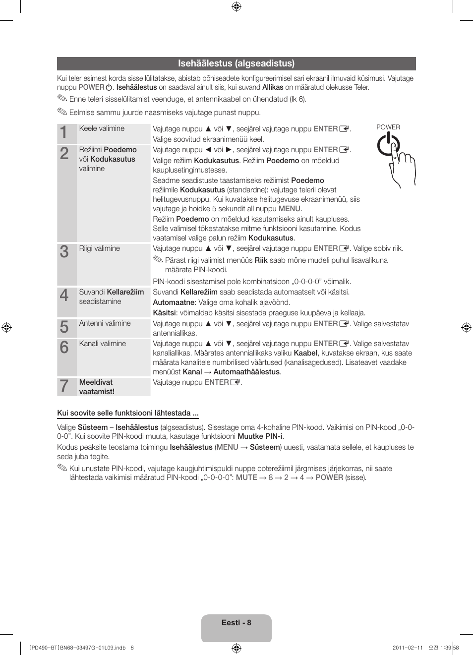 Samsung PS43D490A1W User Manual | Page 118 / 166