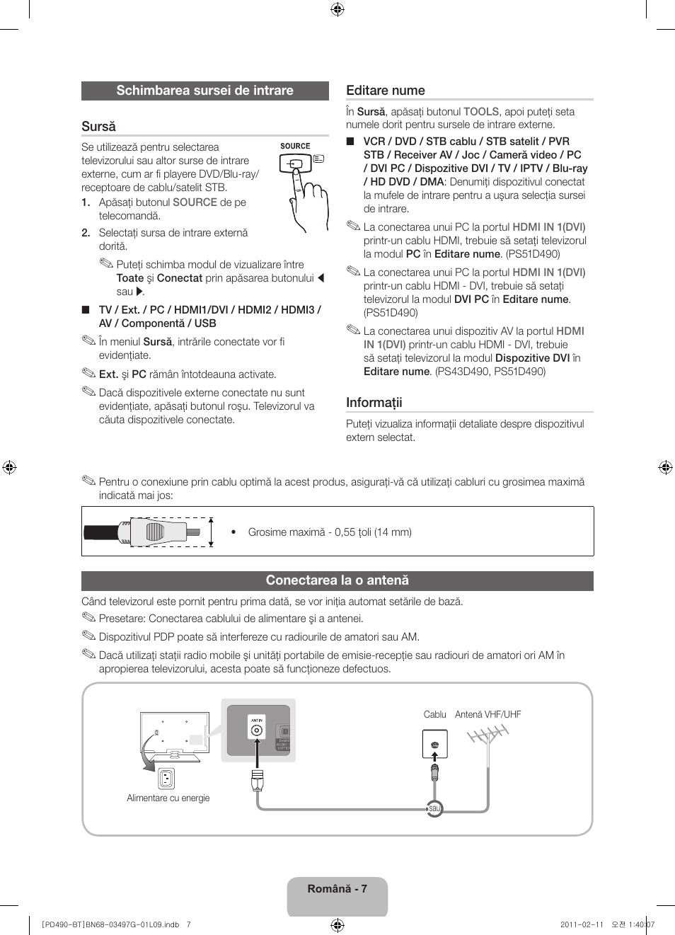 Samsung PS43D490A1W User Manual | Page 135 / 166