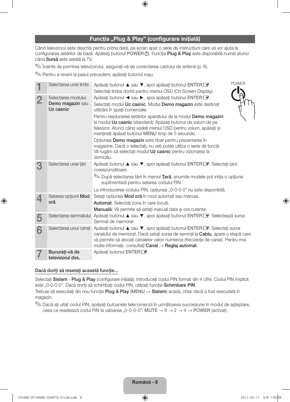 Samsung PS43D490A1W User Manual | Page 136 / 166