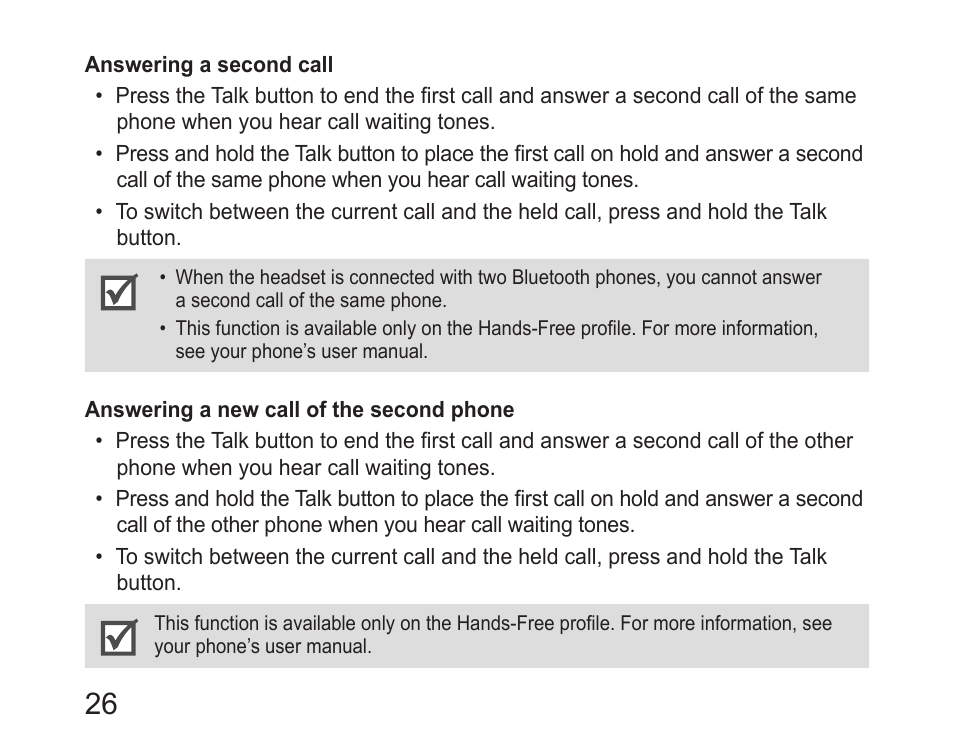 Samsung HM6400 User Manual | Page 28 / 187