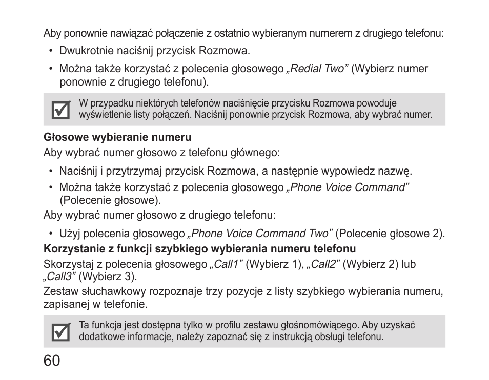 Samsung HM6400 User Manual | Page 62 / 187