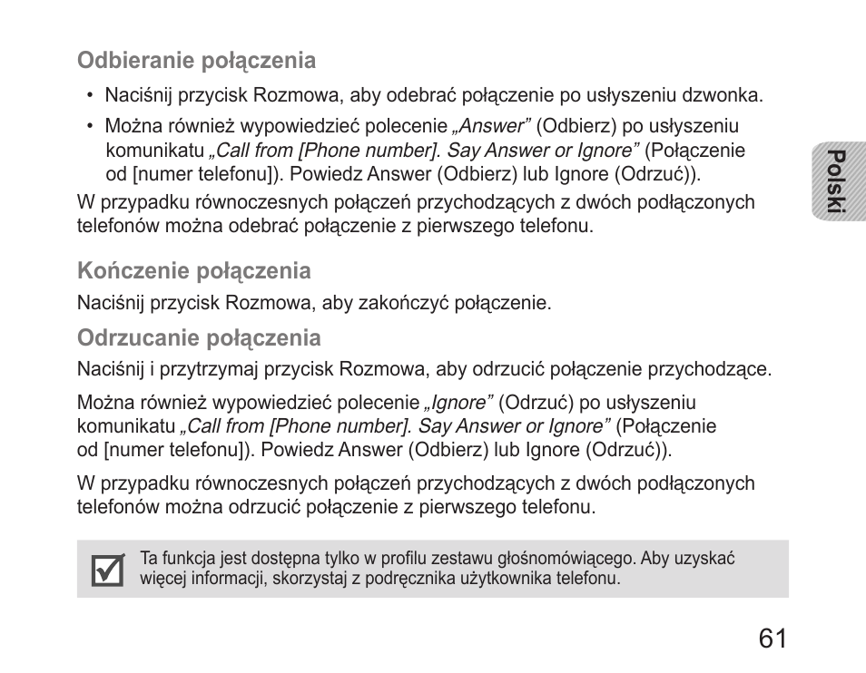 Samsung HM6400 User Manual | Page 63 / 187