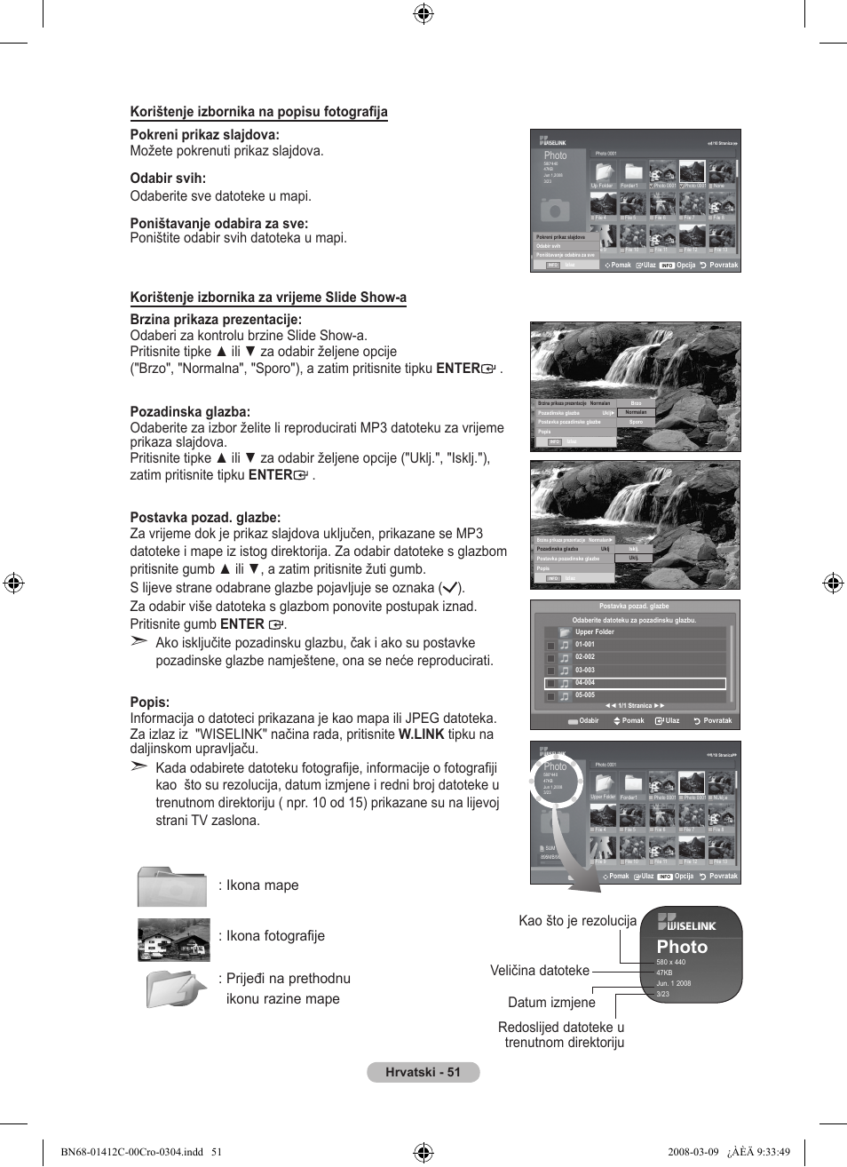 Photo, Hrvatski | Samsung LE37A656A1F User Manual | Page 393 / 614