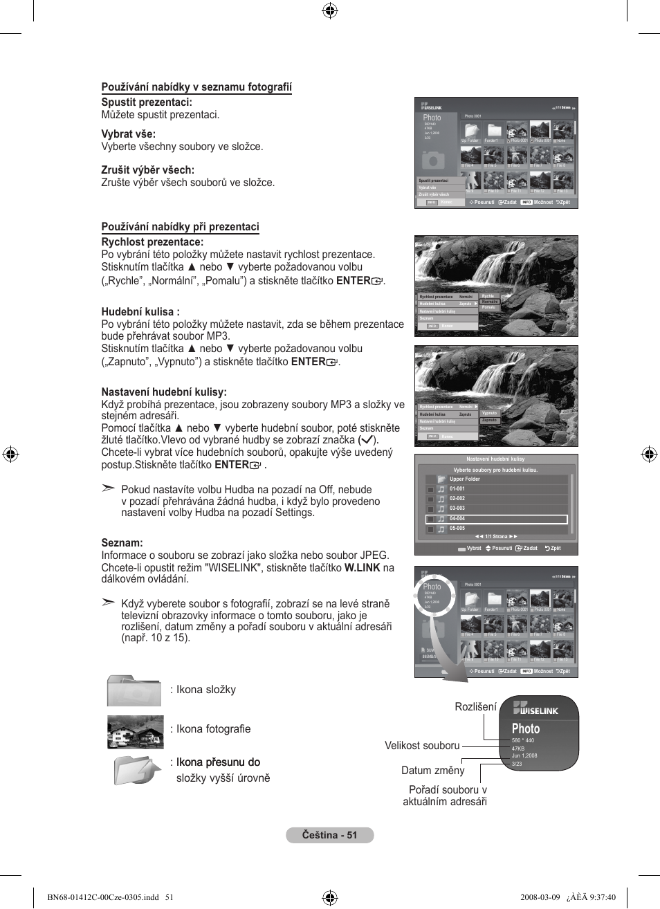 Photo, Čeština | Samsung LE37A656A1F User Manual | Page 461 / 614