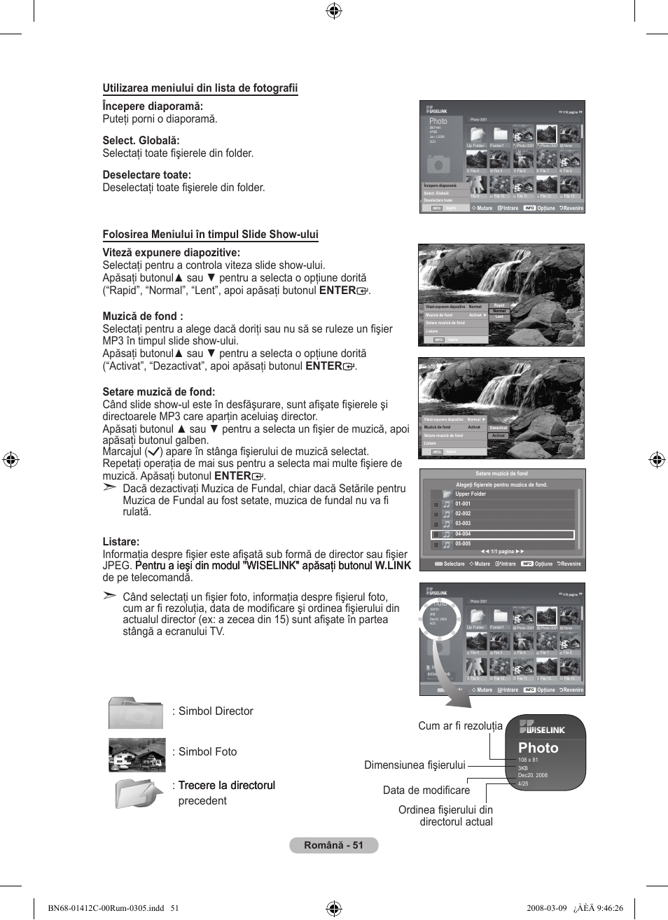 Photo, Română | Samsung LE37A656A1F User Manual | Page 597 / 614