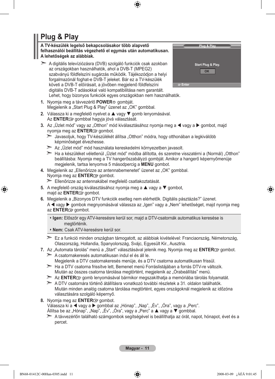 Plug & play | Samsung LE37A656A1F User Manual | Page 81 / 614