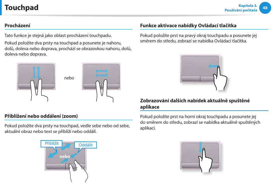 Touchpad | Samsung NP530U4BH User Manual | Page 49 / 154