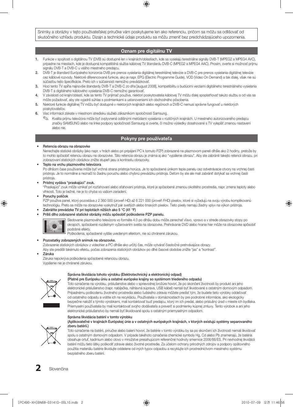Samsung PS50C490B3W User Manual | Page 296 / 422