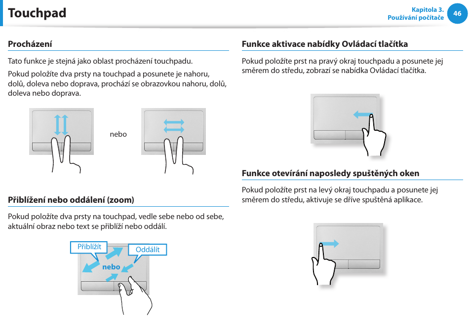 Touchpad | Samsung NP270E5GI User Manual | Page 49 / 134