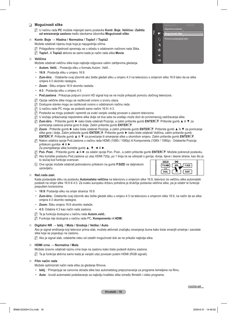 Samsung PS50B530S2W User Manual | Page 360 / 382