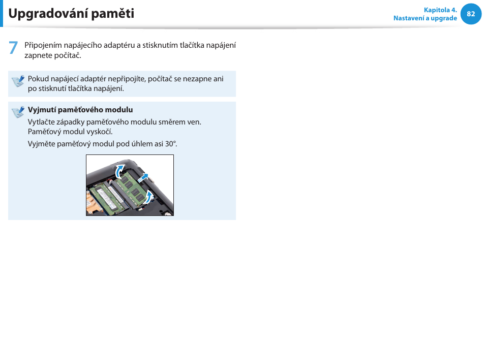 Upgradování paměti | Samsung NP370R5E User Manual | Page 83 / 133